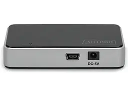 Мультипортовий адаптер Digitus Hub 4-port USB 2.0 HighSpeed, Black (DA-70220) - мініатюра 4
