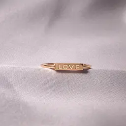 Золота каблучка LOVE К-0518 19.5