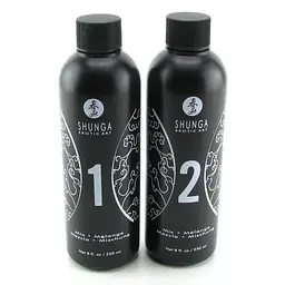 Гель для Nuru масажу Shunga Oriental Body-to-Body Exotic Fruits плюс простирадло, 450 мл (2 x 225 мл) - мініатюра 2
