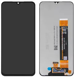 Дисплей для Samsung A235 Galaxy A23, чорний, без рамки, Оригінал (переклеєне скло)