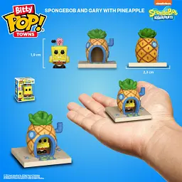 Набір фігурок BITTY POP! Town серії "Губка Боб Квадратні Штани" – ГУБКА БОБ І ЙОГО ДІМ - мініатюра 3