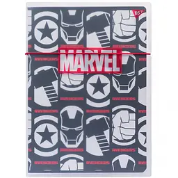 Зошит Yes Marvel Avengers А4 у пластиковій папці 48 аркушів у клітинку (764427)