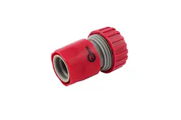 Конектор для поливального шланга 3/4 Intertool з аквостопом 1/2