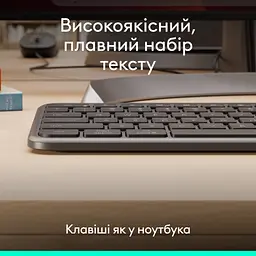 Клавіатура Logitech Signature Slim K620 for Business USB-C UA Graphite (920-013333) - мініатюра 3