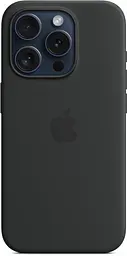 Оригінальний силіконовий чохол для iPhone 15 Pro Apple Silicone Case with MagSafe Midnight Black MT1A3ZM/A - мініатюра 6