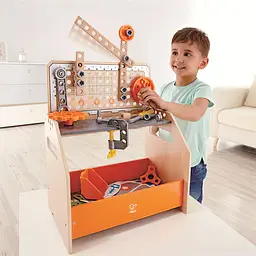Ігровий набір Hape Junior Inventor Науковий верстак настільний 58 деталей (E3028) - мініатюра 7