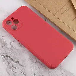 Силіконовий чохол Candy Full Camera для Apple iPhone 11 Pro (5.8) Червоний / Camellia - мініатюра 4
