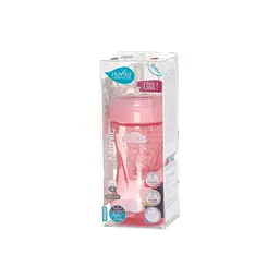 Дитяча пляшечка Nuvita 6031 Mimic Cool антиколікова 3+ 250 мл рожева NV6032PINK - мініатюра 2