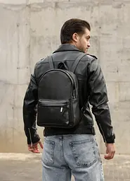 Чоловічий рюкзак Sambag Brix Classic чорний 35 х 25 х 12 см (14511001m)