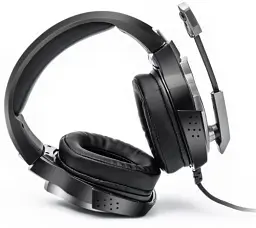 Навушники REAL-EL GDX-7780 Surround 7.1, Black, RGB, USB, накладні, мікрофон, кабель 2.2 м - мініатюра 5