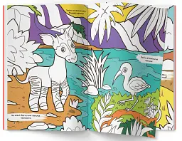 Перша кольорова розмальовка з розвивальними завданнями. Малюємо тварин - - мініатюра 3