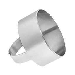 Металева форма кільце з ручкою для вирізки тіста (вареників, пельменів, печива) Ø 7 см, Metalworkshop Сріблястий 84652 - мініатюра 10