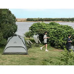 Намет тримісний автоматичний Naturehike NH21ZP008, оливково-зелений - мініатюра 10