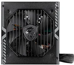 Блок живлення MSI 750 Вт MAG A750BN PCIE5, Black, 80+ Bronze, Active PFC, 12 см, 2xMolex / 5xSATA / 1x16-pin / 2x6+2-pin / 2x4+4-pin / 1x20+4-pin, захист OCP/OVP/OPP/OTP/SCP/UVP - мініатюра 2