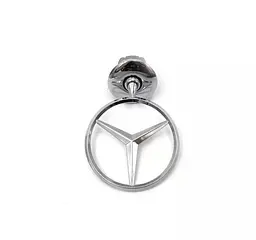 Емблема приціл на капот Mercedes-Benz Хром W124 W210 W202 W203 W204 W221 W211 W212 W222 металл (OEM a2218800086) - мініатюра 2