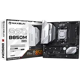 Материнська плата Maxsun Terminator AM5 B850M WIFI, B850, 4xDDR5, Int.Video (CPU), 4xSATA3, 2xM.2, 1xPCI-E 4.0 x16, 1xPCI-E 3.0 x4, 1xPCI-E 3.0 x1, ALC897, RTL8125BG, RTL8852BE, BT5.2, 4xUSB3.2/4xUSB2.0/1xUSB-C, DP/HDMI, Micro ATX - мініатюра 2