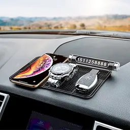 Автотримач Baseus Folding Bracket Antiskid Pad SUWNT-01 (Black) [67190] - мініатюра 5