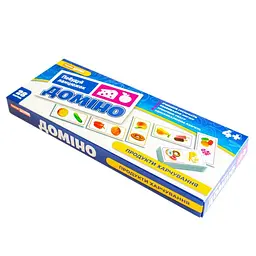 Дитяча настільна гра Ранок Доміно. Продукти харчування 10109169 28 карток - мініатюра 10