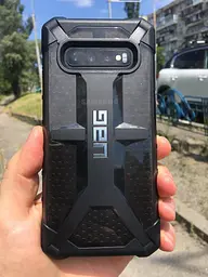 Чохол прозорий протиударний UAG Plasma для Samsung Galaxy S10 (6.1") Ash - мініатюра 9