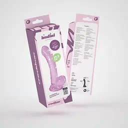 Фалоімітатор Crushious Hudini Jelly 17.5 см (фіолетовий) - мініатюра 11