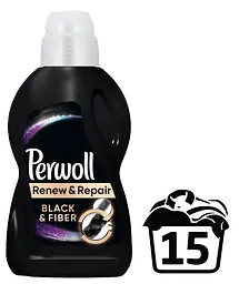 Засіб для прання Perwoll для чорних речей, 0.9 л (742951) - мініатюра 2