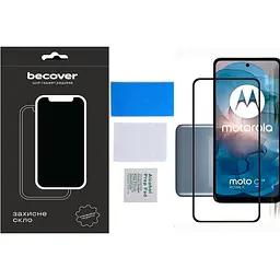 Захисне скло BeCover для Motorola Moto G24 / G24 Power Black (710716) - мініатюра 2