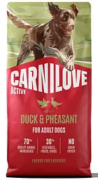 Сухий корм Carnilove Active Duck & Pheasant для cобак качка і фазан 12 кг