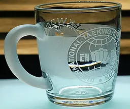 Чашка для чаю води 350 мл з гравіюванням Таеквон-До ІТФ скляна кружка подарунок для спортсмена тренера - мініатюра 2