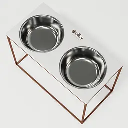 Hollky Base XXL40 — миски на підставці для дуже великих собак (2 × 2,8 л) - мініатюра 7