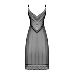 Сорочка еротична Obsessive Estiqua chemise, M/L - мініатюра 6