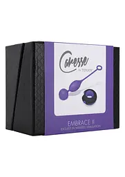 Вагінальні кульки Toy Joy Embrace II Remote Control Egg, 10 см, фіолетовий - мініатюра 2