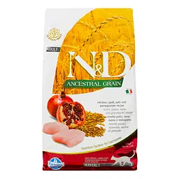 Сухий корм для котів Farmina N&D Low Grain Cat Chicken&Pomegranate Adult, курка та гранат, 1,5 кг - мініатюра 2