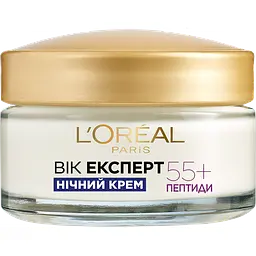Уценка. Ночной крем против морщин L'oreal Paris Возраст эксперт 55+ восстанавливающий, 50 мл (A8126300)