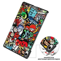 Чохол до планшета BeCover Smart Case Samsung Galaxy Tab S11 (SM-X730/X736) 11.0" Graffiti (714655) - мініатюра 4