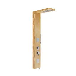 Душова панель Corsan Basti bamboo хром B002MCH - мініатюра 3