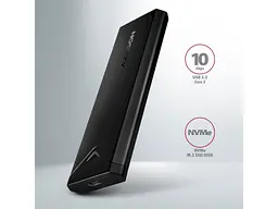 Кишеня для накопичувача AXAGON Arrow Box Black (EEM2-UB2) - мініатюра 2