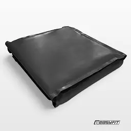 Крос-мат для стрибків EasyFit спортивний складаний (чорний) - мініатюра 9