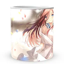 Кухоль GeekLand The Quintessential Quintuplets П'ять наречених Міку QQ 02.12 330 мл білий - мініатюра 2