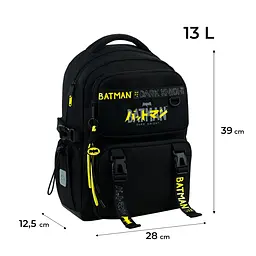 Рюкзак для початкової школи Kite Education 1022 DC Чорний (DC26-1022M) - мініатюра 3