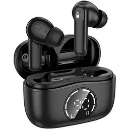Бездротові навушники Hoco EQ22 Singer true wireless ANC+ENC noise reduction BT headset, BT5.4, 40mAh, 400mAh, 6-7h, black