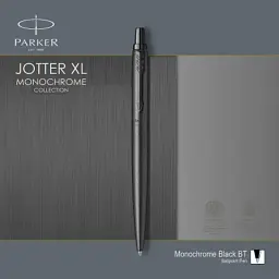 Ручка кулькова Parker JOTTER 17 XL Monochrome Black BT BP (12 432) - мініатюра 2
