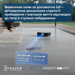 Робот-пилосос ECOVACS Deebot X11 Pro Omni (DEX99-1 Чорний) - мініатюра 10