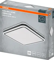 Osram Світильник накладний CEILING NOIR 430мм Square 48Вт 4000K - мініатюра 4