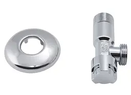 Кран приладовий буксовий Icma 1/2" кутовий №519 (90519AD07) - мініатюра 3