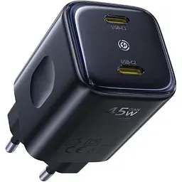 Мережевий зарядний пристрій Baseus PicoGo AN13 45W Black (E0121F00) [168083]