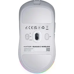 Bluetooth миша HATOR Quasar 3 Wireless HTM731 White UA - мініатюра 5