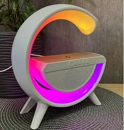 Бездротова портативна колонка з підсвічуванням Bluetooth 5.2, Wireless Charging, акумулятор, TF Card, USB Type-C - мініатюра 5