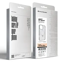 Чохол ArmorStandart Unit Stand для Apple iPhone 16 Pro Max Grey - мініатюра 2
