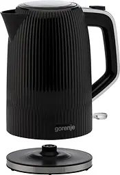 Gorenje Електрочайник 1.7л, Strix-контроль, чорний матовий - мініатюра 2