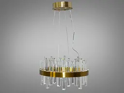 Люстра стельова LED Diasha 836/400BR, 90W, бронза, сучасний стиль для спальні та вітальні - мініатюра 3